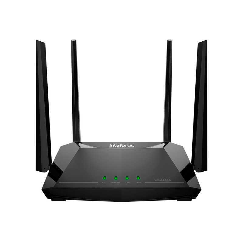 Roteador Wi-Fi 5 de Alto Desempenho W5-1200G Preto - Intelbras