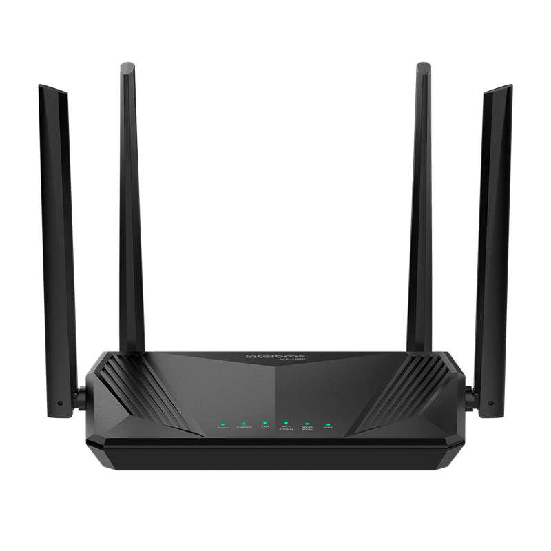 Roteador Wi-Fi 6 Dual Band W6-1500 Preto - Intelbras
